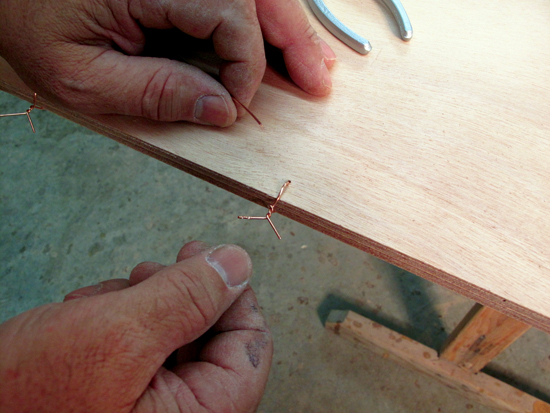 How do you build a wooden boat - Stitching