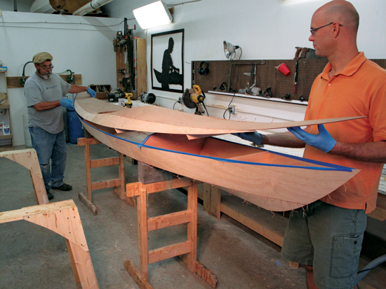 How do you build a wooden boat - attaching hull to the deck