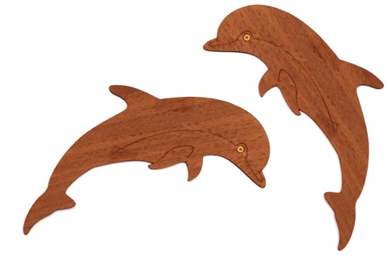 Dolphin Onlays (small) - Set of Two