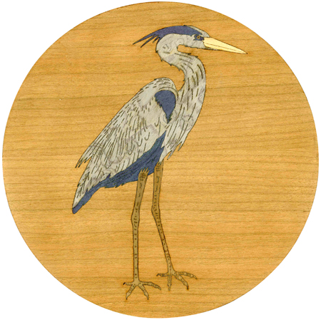 Blue Heron Marquetry Inlay/Onlay Kit