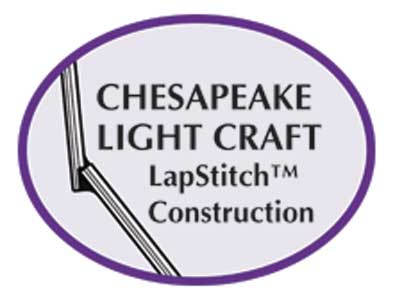 chesapeake light craft, lapstitch logo