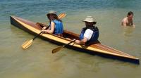 I was so excited to paddle it that I forgot the seats. Thank you CLC for a great design, and a great kit.