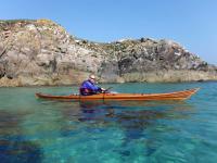 The Petrel is a thoroughbred sea kayak which handles beautifully