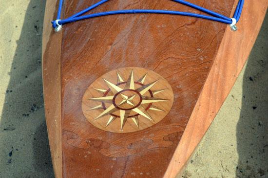Compass Rose (Round) Marquetry Inlay/Onlay Kit