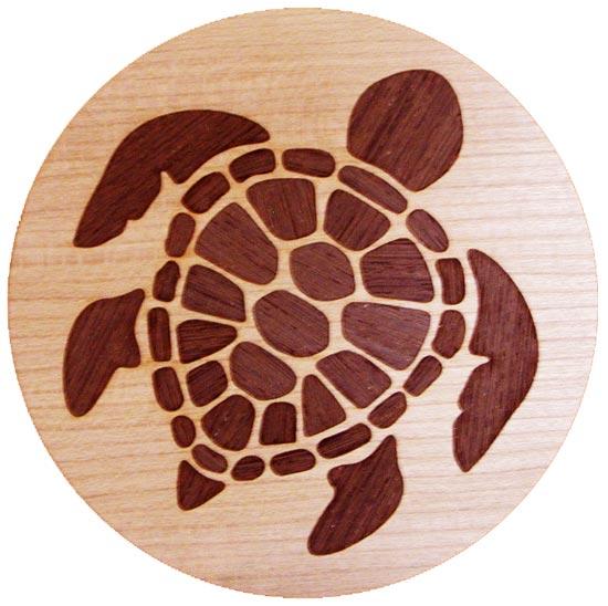 Sea Turtle Marquetry Inlay/Onlay Kit